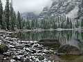 Photo of First Snowfall at Avalanche Lake in Glacier National Park