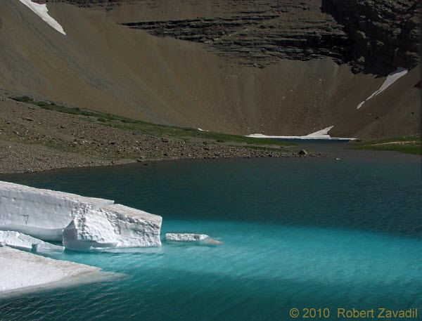 Glacial Lake in Glacier National Park