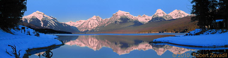 Photo of Sunset on Lake McDonald in Glacier National Park