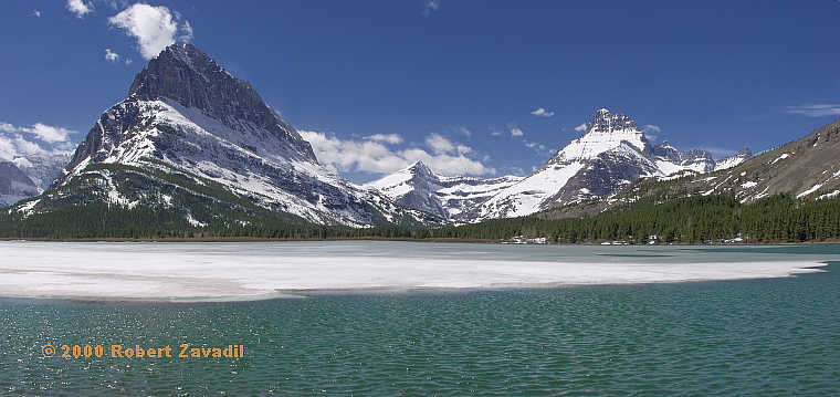 Photo of Swiftcurrent Lake in Glacier National Park
